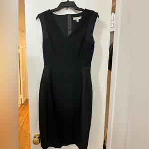 LK Bennett London Sleeveless V-neck Knee-Length Dress, Size 6 (US)